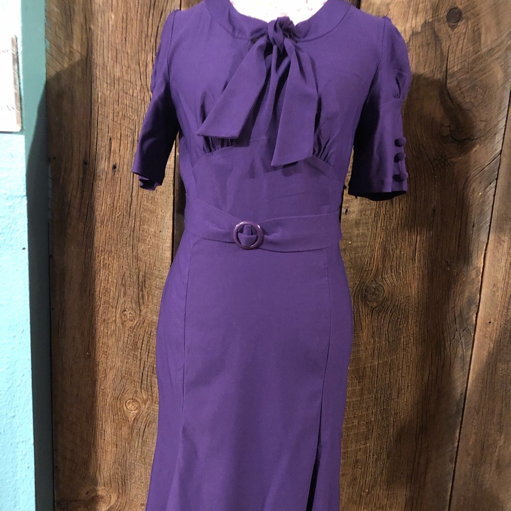 MAUX Retro Style pencil dress